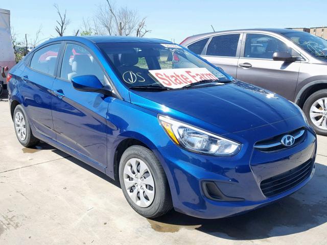 KMHCT4AE3HU278767 - 2017 HYUNDAI ACCENT SE BLUE photo 1