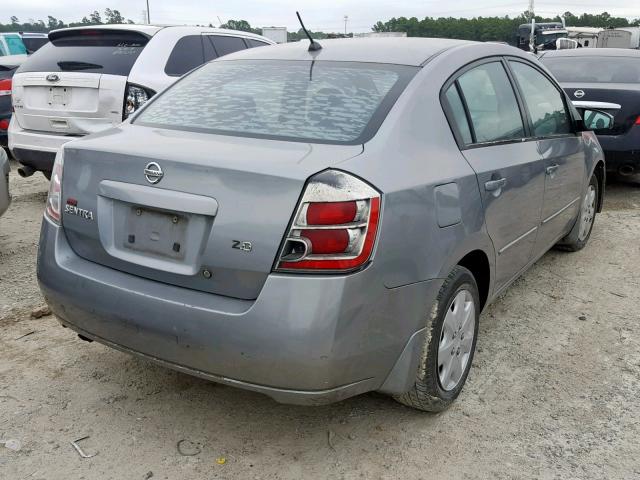 3N1AB61E07L726355 - 2007 NISSAN SENTRA 2.0 GRAY photo 4