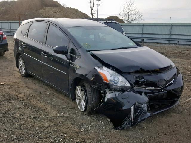 JTDZN3EU7C3049558 - 2012 TOYOTA PRIUS V BLACK photo 1