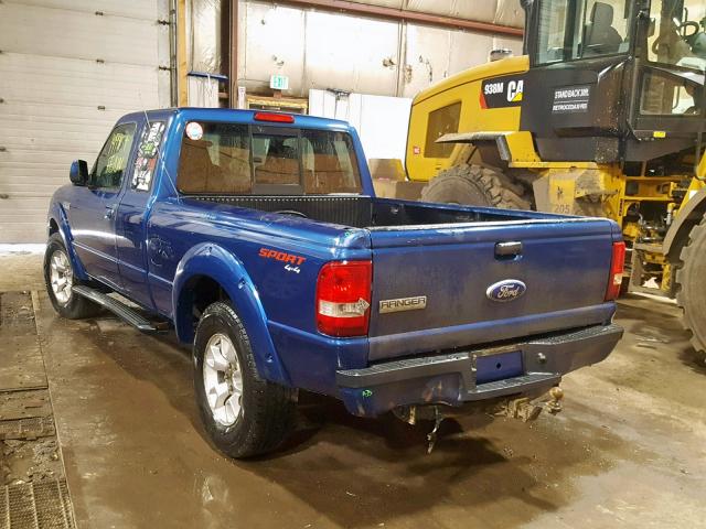 1FTZR15E39PA25079 - 2009 FORD RANGER SUP BLUE photo 3