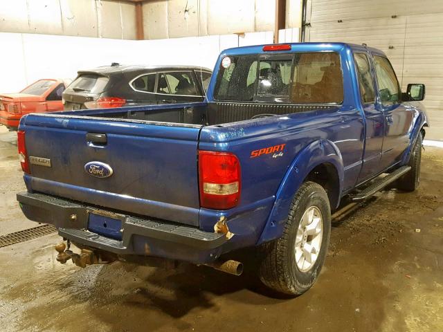 1FTZR15E39PA25079 - 2009 FORD RANGER SUP BLUE photo 4