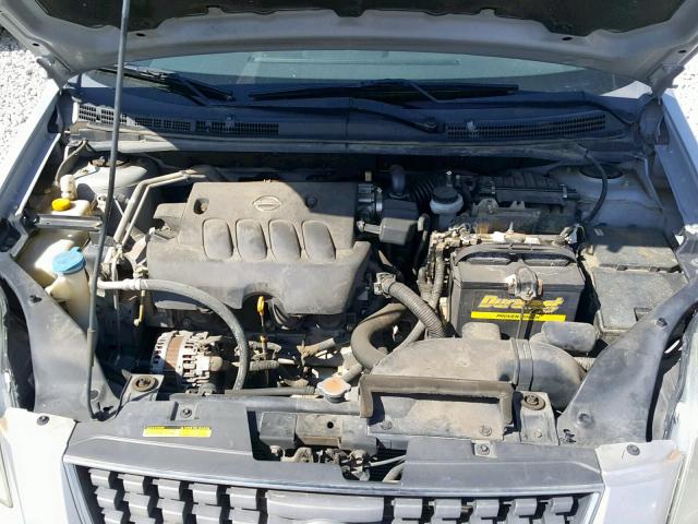 3N1AB61E17L644652 - 2007 NISSAN SENTRA 2.0 SILVER photo 7