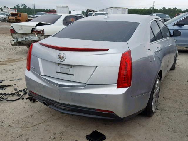 1G6AB5RA4D0165193 - 2013 CADILLAC ATS LUXURY SILVER photo 4