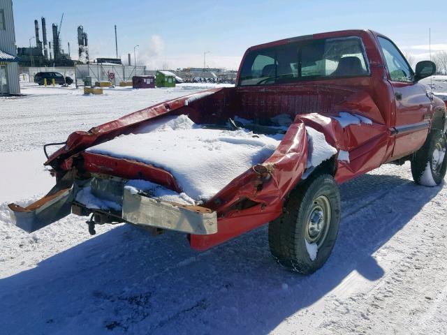 3B7KF2668YM238654 - 2000 DODGE RAM 2500 RED photo 4