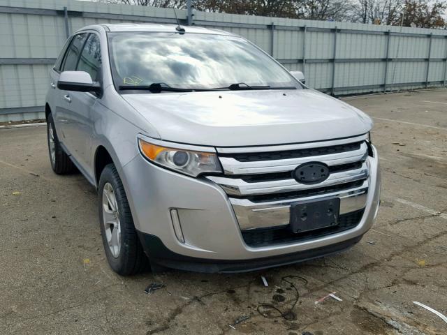 2FMDK3JC1DBA83539 - 2013 FORD EDGE SEL SILVER photo 1