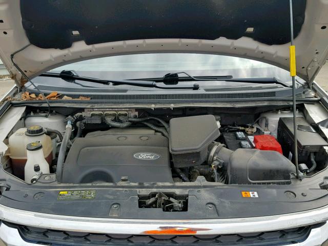 2FMDK3JC1DBA83539 - 2013 FORD EDGE SEL SILVER photo 7