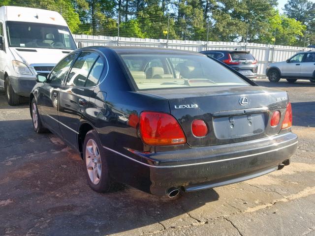 JT8BD69S230181951 - 2003 LEXUS GS 300 BLACK photo 3