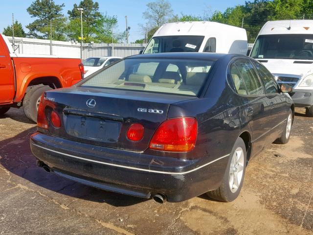 JT8BD69S230181951 - 2003 LEXUS GS 300 BLACK photo 4