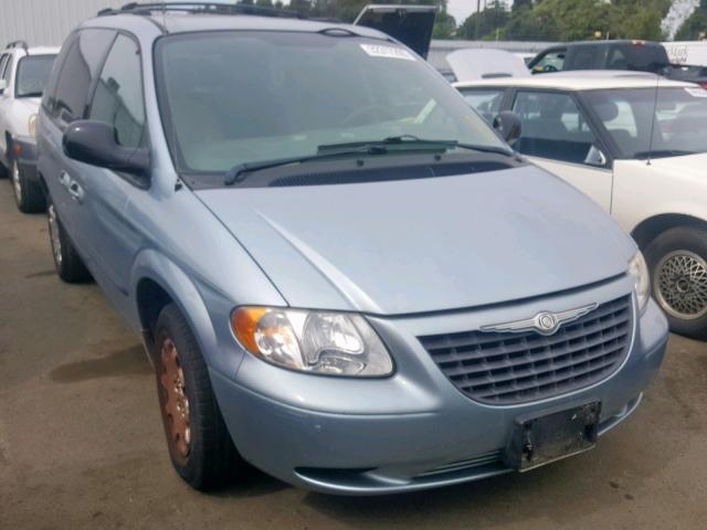 1C4GJ45393B281939 - 2003 CHRYSLER VOYAGER LX BLUE photo 1