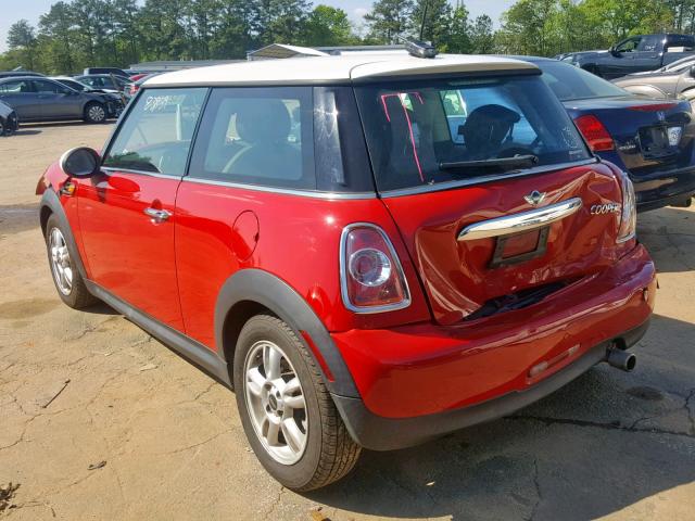 WMWSU3C50DT684586 - 2013 MINI COOPER RED photo 3