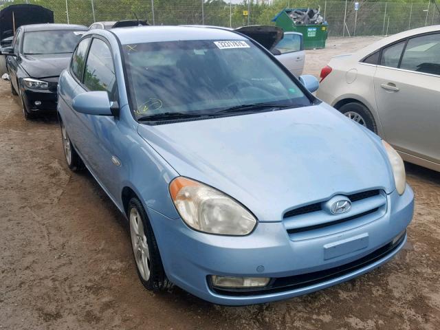 KMHCN36C07U032706 - 2007 HYUNDAI ACCENT SE TURQUOISE photo 1