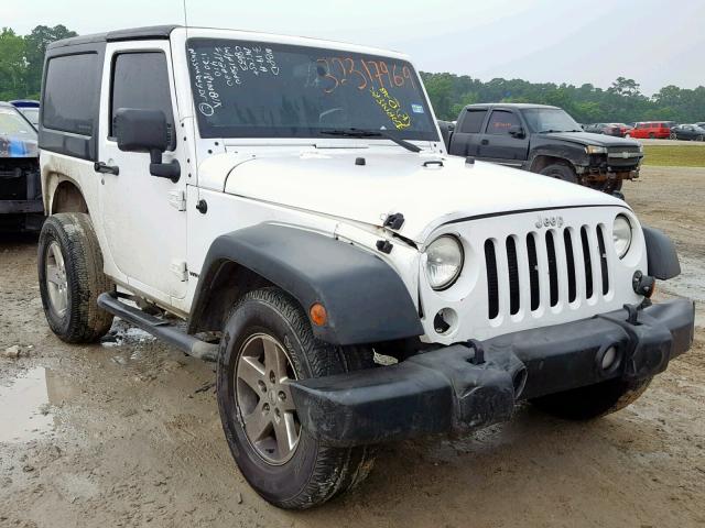 1C4AJWAG7DL636774 - 2013 JEEP WRANGLER S WHITE photo 1