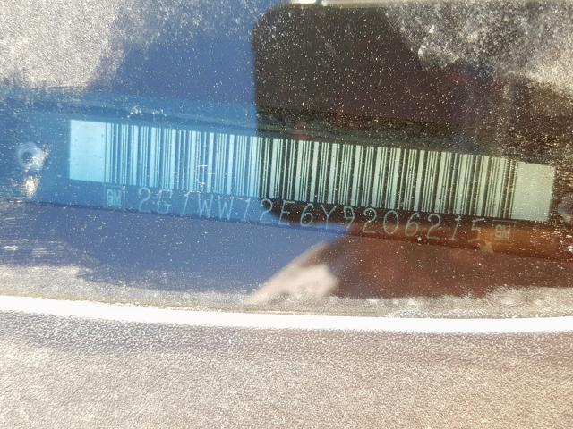 2G1WW12E6Y9206215 - 2000 CHEVROLET MONTE CARL 蓝色 照片 10