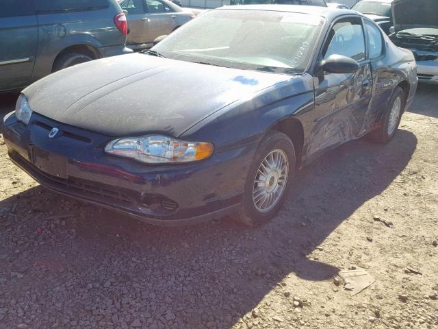 2G1WW12E6Y9206215 - 2000 CHEVROLET MONTE CARL 蓝色 照片 2