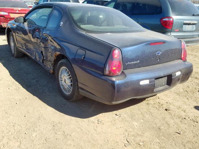 2G1WW12E6Y9206215 - 2000 CHEVROLET MONTE CARL 蓝色 照片 3