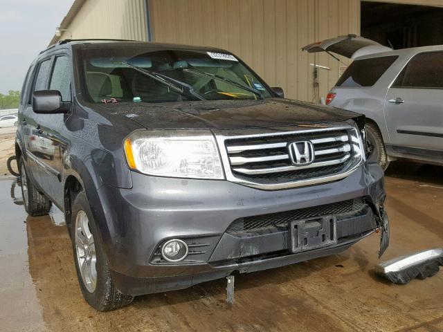 5FNYF3H77CB040246 - 2012 HONDA PILOT EXLN GRAY photo 1