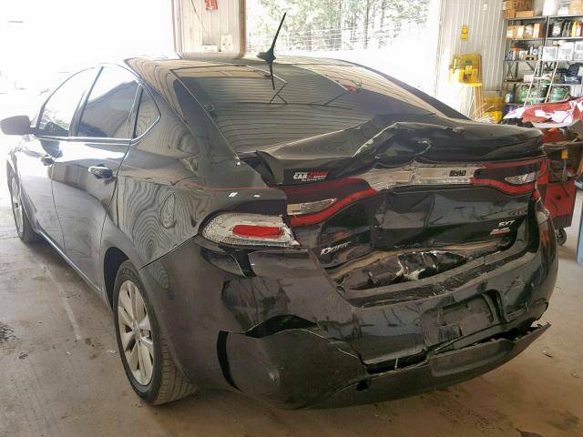 1C3CDFBB1ED851831 - 2014 DODGE DART SXT BLACK photo 3