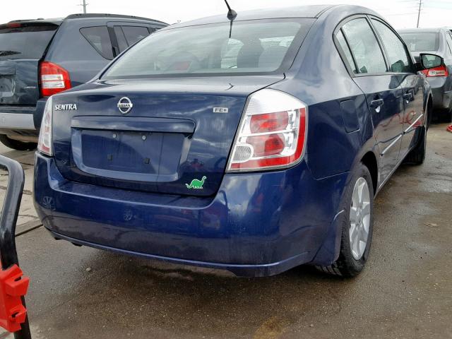 3N1AB61E49L663246 - 2009 NISSAN SENTRA 2.0 BLUE photo 4