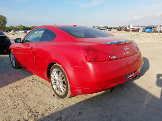 JNKCV64E18M106662 - 2008 INFINITI G37 BASE  photo 3