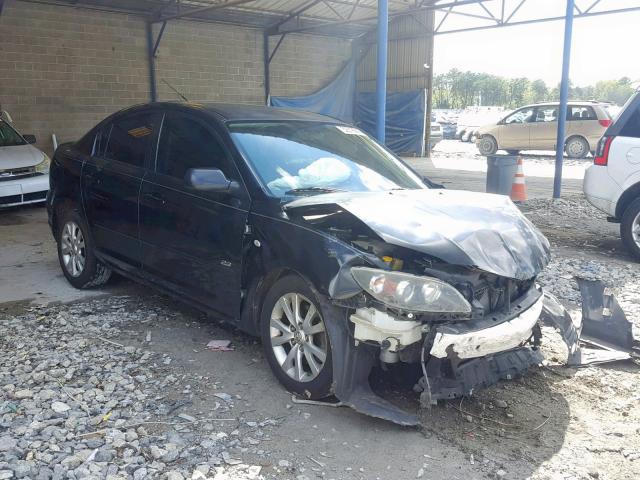 JM1BK323X81825920 - 2008 MAZDA 3 S BLACK photo 1