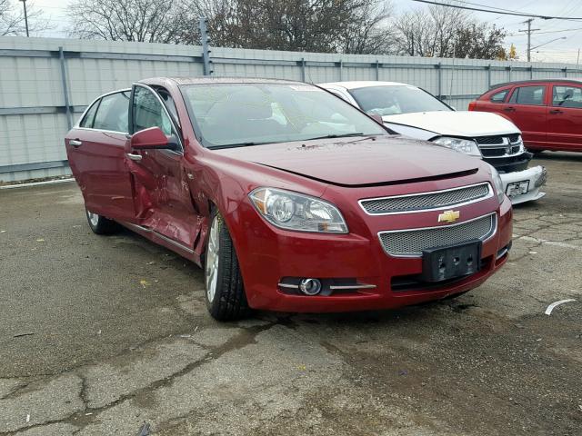 1G1ZK57758F220673 - 2008 CHEVROLET MALIBU LTZ BURGUNDY photo 1