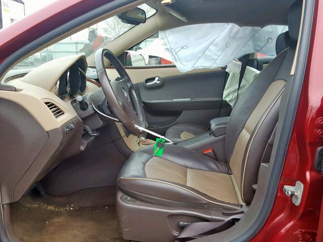 1G1ZK57758F220673 - 2008 CHEVROLET MALIBU LTZ BURGUNDY photo 5