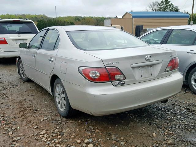 JTHBF30G120039848 - 2002 LEXUS ES 300 TAN photo 3