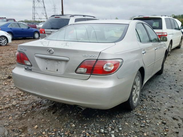 JTHBF30G120039848 - 2002 LEXUS ES 300 TAN photo 4