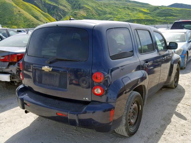 3GNCA13D38S706017 - 2008 CHEVROLET HHR LS ლურჯი ფოტო 4