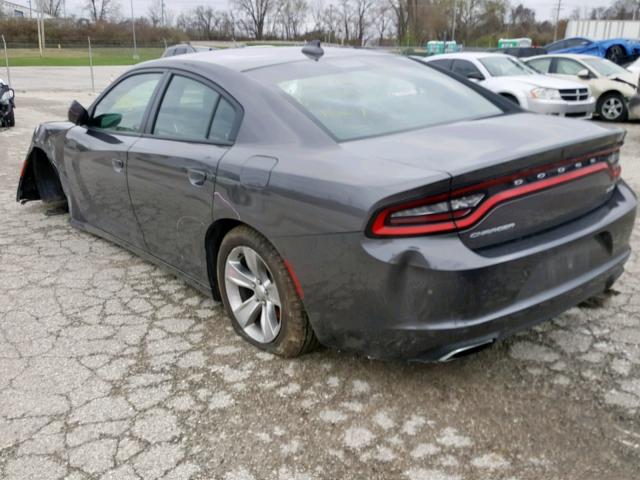 2C3CDXHG7JH125347 - 2018 DODGE CHARGER SX GRAY photo 3