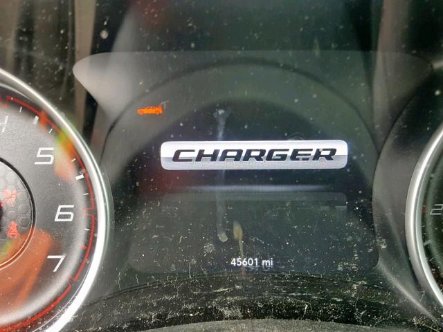 2C3CDXHG7JH125347 - 2018 DODGE CHARGER SX GRAY photo 8