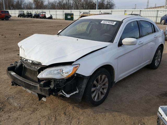 1C3CCBBB9DN672859 - 2013 CHRYSLER 200 TOURIN WHITE photo 2