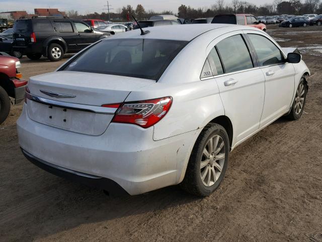 1C3CCBBB9DN672859 - 2013 CHRYSLER 200 TOURIN WHITE photo 4