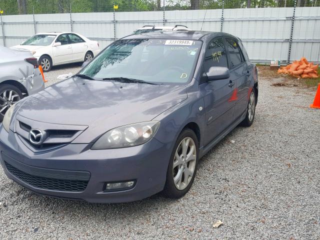 JM1BK343471600405 - 2007 MAZDA 3 HATCHBAC GRAY photo 2