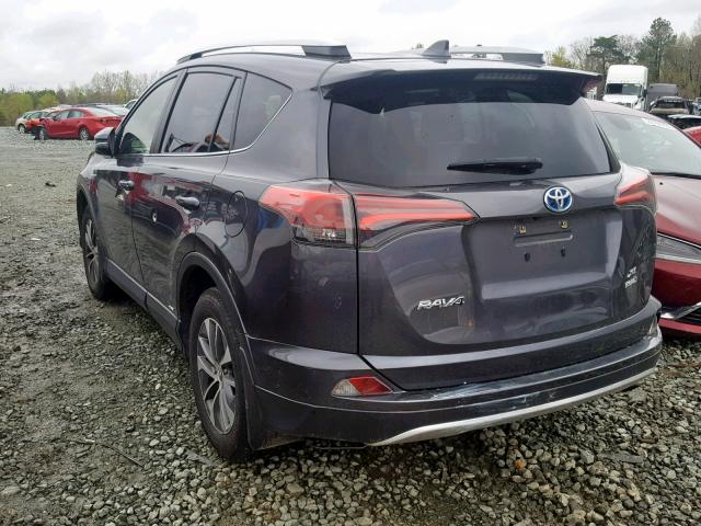 JTMRJREV9GD036933 - 2016 TOYOTA RAV4 HV XL BLACK photo 3