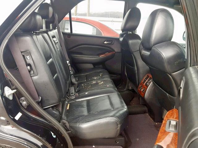 2HNYD18645H508068 - 2005 ACURA MDX TOURIN BLACK photo 6