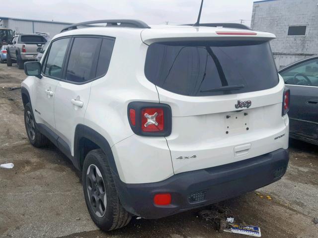 ZACCJBAB7JPG98642 - 2018 JEEP RENEGADE S 白色 照片 3