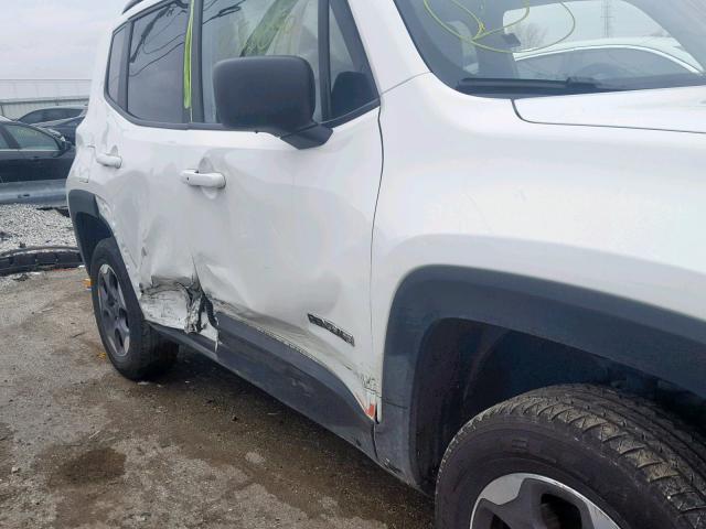 ZACCJBAB7JPG98642 - 2018 JEEP RENEGADE S 白色 照片 9
