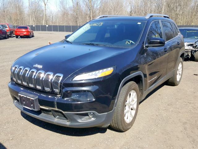 1C4PJMCB0EW181721 - 2014 JEEP CHEROKEE L BLACK photo 2