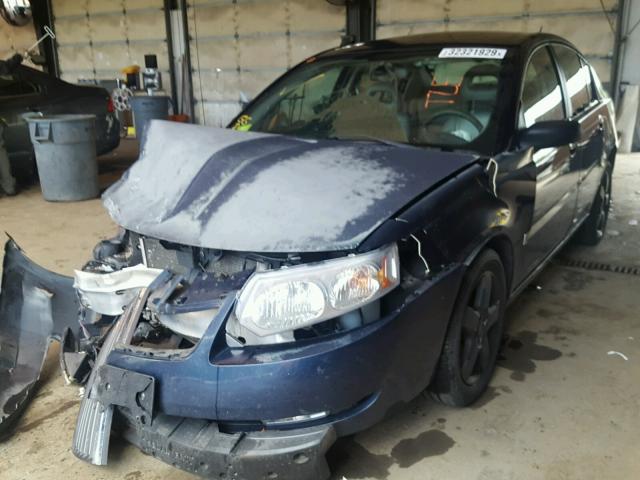 1G8AL55F07Z135064 - 2007 SATURN ION LEVEL BLUE photo 2