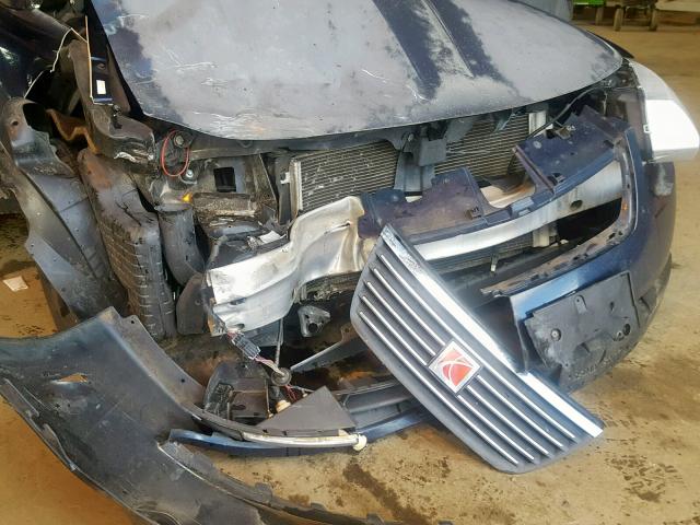 1G8AL55F07Z135064 - 2007 SATURN ION LEVEL BLUE photo 9