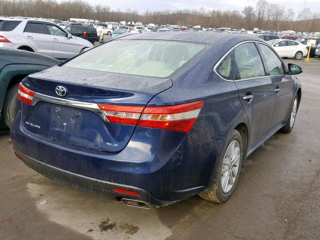 4T1BK1EBXDU028353 - 2013 TOYOTA AVALON BAS BLUE photo 4