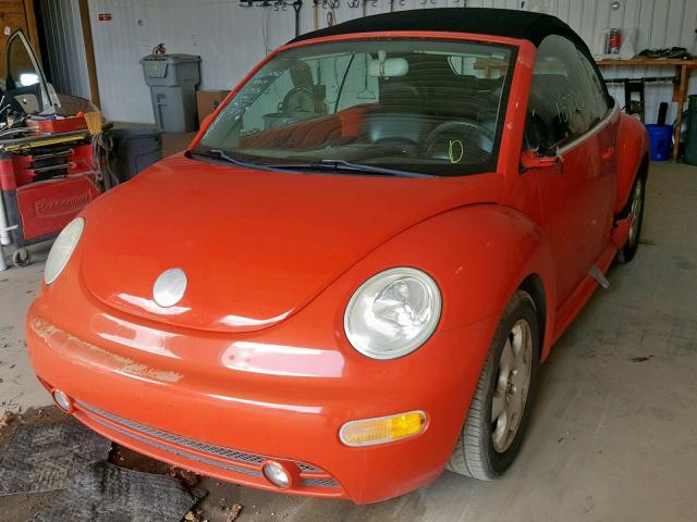 3VWCK21Y63M310742 - 2003 VOLKSWAGEN NEW BEETLE Narıncı foto 2