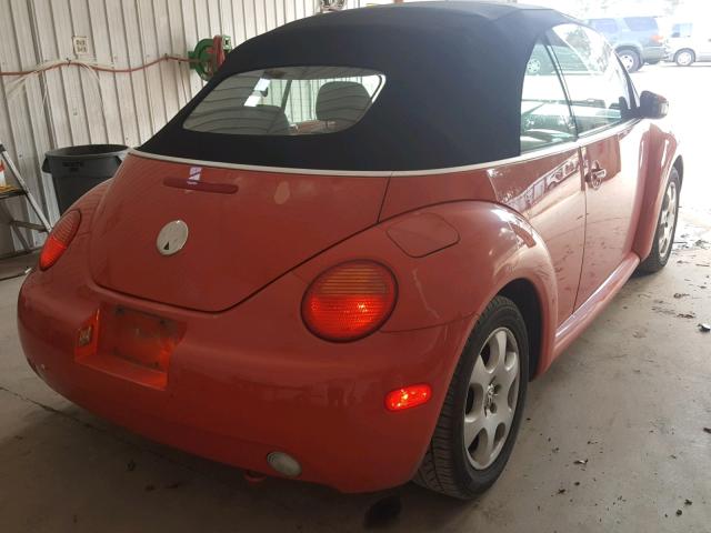 3VWCK21Y63M310742 - 2003 VOLKSWAGEN NEW BEETLE Narıncı foto 4