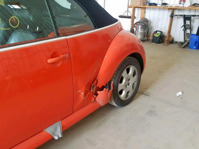 3VWCK21Y63M310742 - 2003 VOLKSWAGEN NEW BEETLE Narıncı foto 9