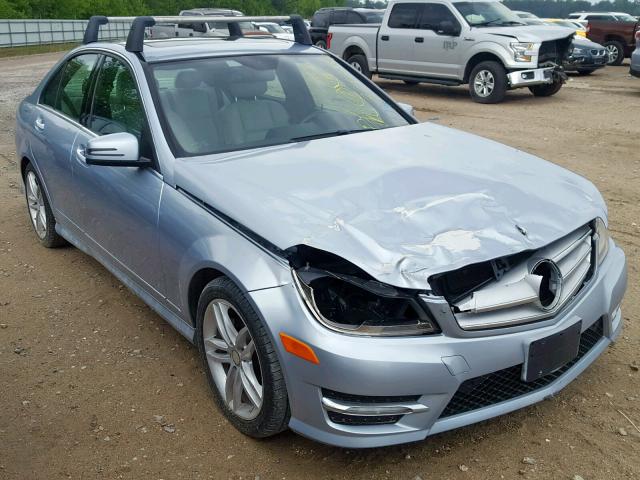 WDDGF4HB3DA878604 - 2013 MERCEDES-BENZ C 250 SILVER photo 1