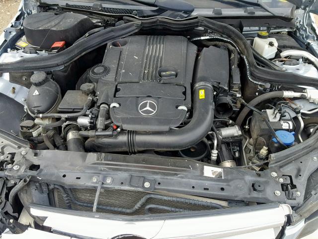 WDDGF4HB3DA878604 - 2013 MERCEDES-BENZ C 250 SILVER photo 7