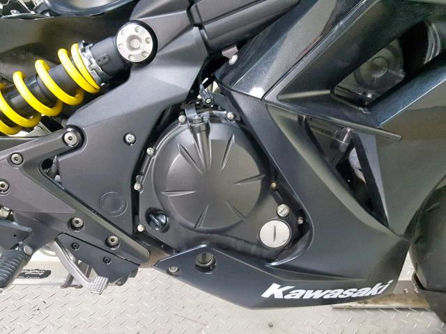 JKAEXEE16DDA10267 - 2013 KAWASAKI EX650 E BLACK photo 11