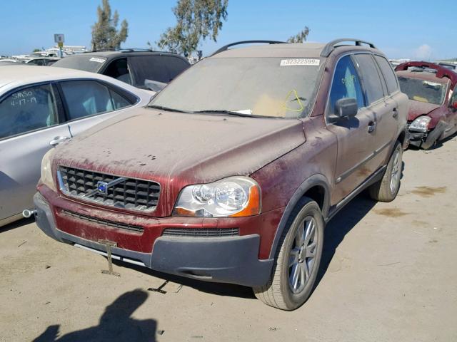 YV1CZ91H341115231 - 2004 VOLVO XC90 T6 RED photo 2