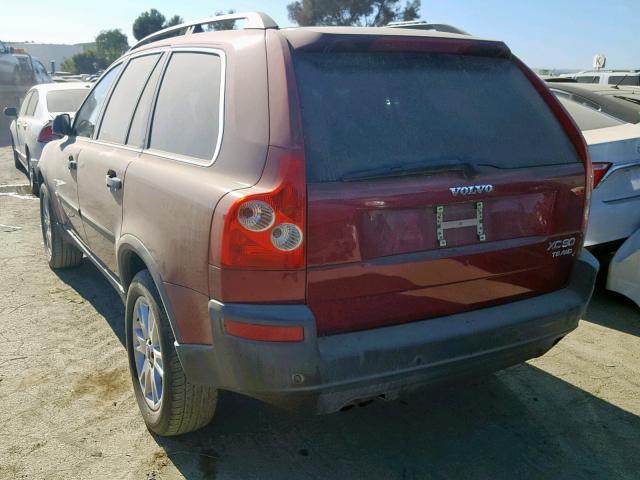 YV1CZ91H341115231 - 2004 VOLVO XC90 T6 RED photo 3